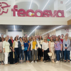 Representantes del comercio de Valladolid en la Asamblea General de Fecosva