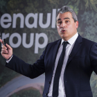El presidente director general de Renault Iberia, Josep María Recasens, durante la charla por el Día Mundial del Medio AmbienteICAL