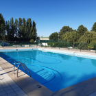 Imagen de las piscinas de Canterac listas para su apertura.