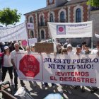 Imagen de archivo de la manifestación en contra de la macroplanta de biogás