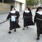 Varias de las clarisas de Belorado en los juzgados de Burgos en una imagen de archivo