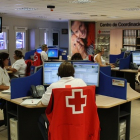 Imagen de archivo del centro de coordinación de Cruz Roja de Castilla y León.