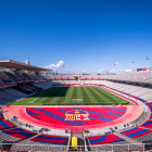 Panorámica del estadio de Montjuic