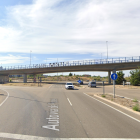 Autovía A-601, sentido Segovia, en el cruce con la ronda VA-30