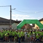 Cientos de personas participan en la IV Marcha Entretapiales contra el Cáncer en Barcial de la Loma