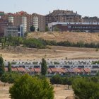 Ladera suroeste de Parquesol, con algunas de las parcelas que se urbanizarán.