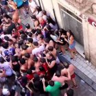 Peñafiel se empapa en el segundo Chúndara de las fiestas