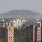 Humo de los incendios de León sobre Valladolid