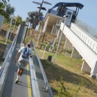 Rampa inferior del elevador público de la ladera este de Parquesol