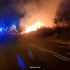 Incendio en Arcas Reales en Valladolid