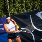 Celia Cerviño en su partido de la jornada.