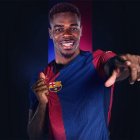 Iván Cédric, presentado como nuevo jugador del Barça Atlètic