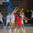 Imagen del partido jugado por BFL y Ponce en el palacio de los Deportes de León.