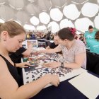 Final por equipos del Campeonato Mundial de Puzzles.