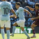 Mario Martín, en su debut como titular, en Balaídos ante el Celta.LALIGA