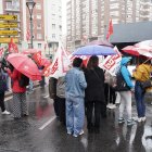 CCOO y UGT se concentran en Valladolid.