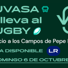 Cartel de AUVASA para promocionar la lanzadera a Pepe Rojo