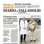 Portada de Diario de Valladolid del 7 de octubre