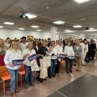 Las Vallkirias del Pisuerga, junto alumnos de FPAspasia en la Escuela de Profesionales Alcazarén.