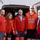 Los cinco voluntarios de Cruz Roja Valladolid que parten a Valencia para ayudar a los afectados por la DANA