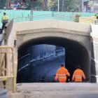 Obras del túnel de Labradores con avenida de Segovia.