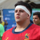 Jacobo Ruiz con la selección española sub-20