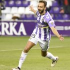 Deivid celebra un gol marcado en su etapa blanquivioleta.