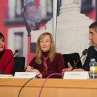 Esther Bermejo, Kasti García y Pablo Lago, en la presentación de libro en la Casa Zorrilla.