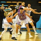 Una imagen del Menorca-UEMC Real Valladolid Baloncesto jugado en Mahón.
