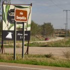 Camino agrícola que se propuso acondicionar como conexión entre la N-601 y la VA-913.