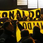 Aficionados en Zorrilla con el ‘Go Home’ contra Ronaldo
