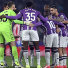 Arenga previa al inicio del encuentro contra el Atlético de Madrid