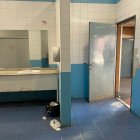 Imagen del estado actual de los baños de la estación de autobuses de Valladolid.