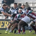 Acción del partido entre vallisoletanos y madrileños.