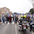 Concentración de la plataforma A-11 Pasos en Peñafiel.