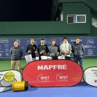 Mario González y Carlos Divar en el torneo ITF Ceuta .