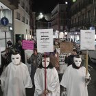 Manifestación en Valladolid con motivo del Día Internacional de la Eliminación de la Violencia contra las Mujeres.