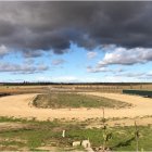 Pista de carreras de motos en Cuenca de Campos.