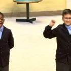 Los niños de San Ildefonso cantan el quinto premio que sonrió a Zamora.