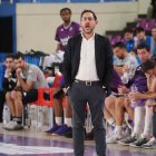 Lolo Encinas, durante el último partido ante Obradoiro en la Copa de España.
