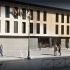 Edificio de los juzgados de Valladolid donde están ubicados los cinco de lo Social.