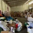 Imagen de archivo de la recogida solidaria que se realizó en los centros cívicos de la ciudad.