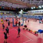Fotografía del polideportivo Pisuerga durante el desarrollo del torneo