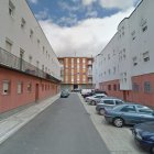 Viviendas palentinas conocidas como 'Casas del Hogar', donde tuvo lugar el suceso.
