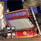 Accidente de Fompedraza y en el recuadro Fernando Navarro, el bombero fallecido