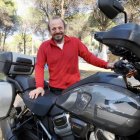 Luis Mariano Quintana, motero que acude a la concentración desde sus primeras ediciones