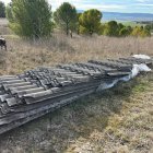 Vertido ilegal de uralita en Simancas.