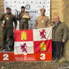 Equipo de Castilla y León campeón  de España de becadas.
