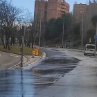 Adolfo Miaja de Muela en Parquesol, reabierta al tráfico.