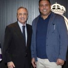 Florentino Pérez y Ronaldo Nazário.